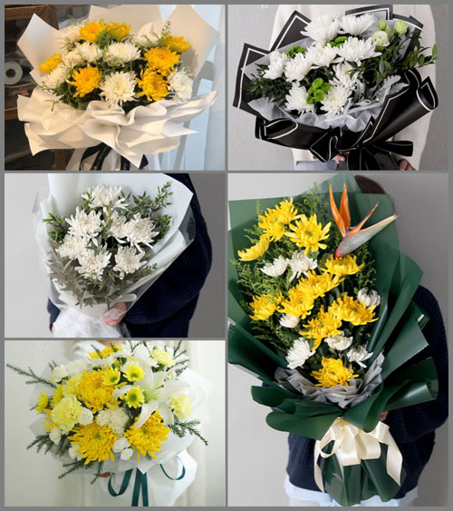 福建三明大田县桃源镇前村村白事花束代送